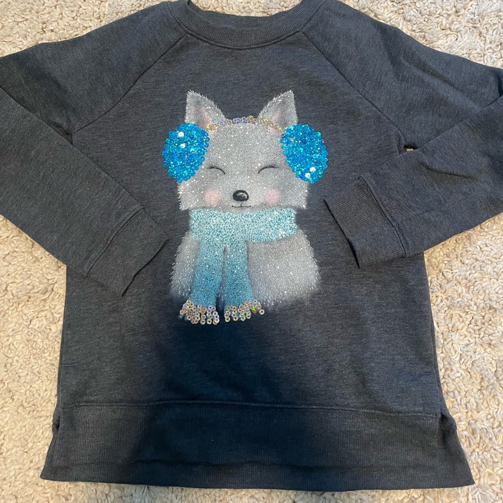 Girls Sweatshirt size 7 EUC